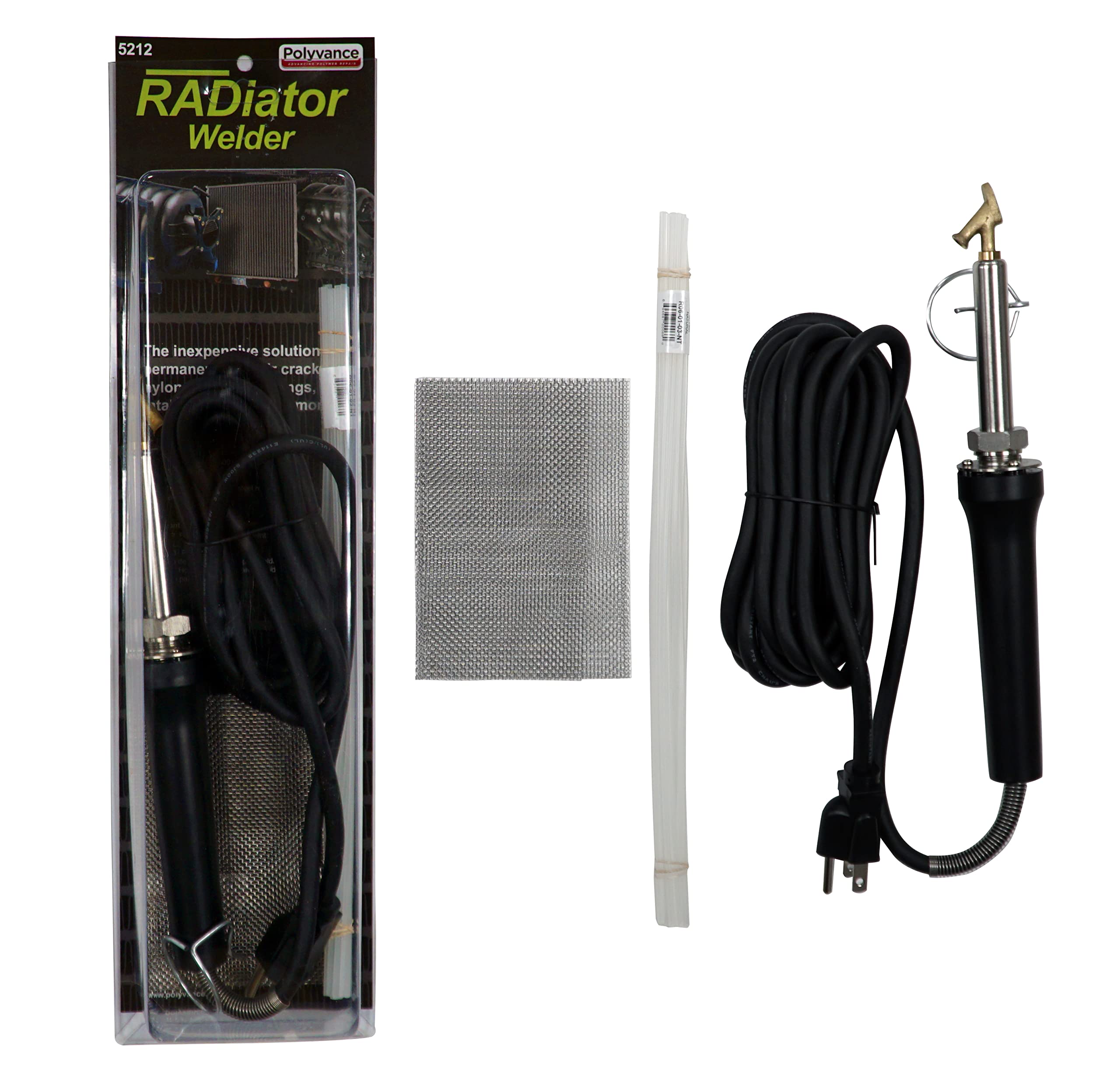 Polyvance Plastic Radiator Tank Repair Kit - Permanent Fix for Leaks & Cracks - DIY Car Radiator Repair Solution for Trucks, Cars & SUVs - Perfect for Emergency Roadside Repairs & Preventative Maintenance