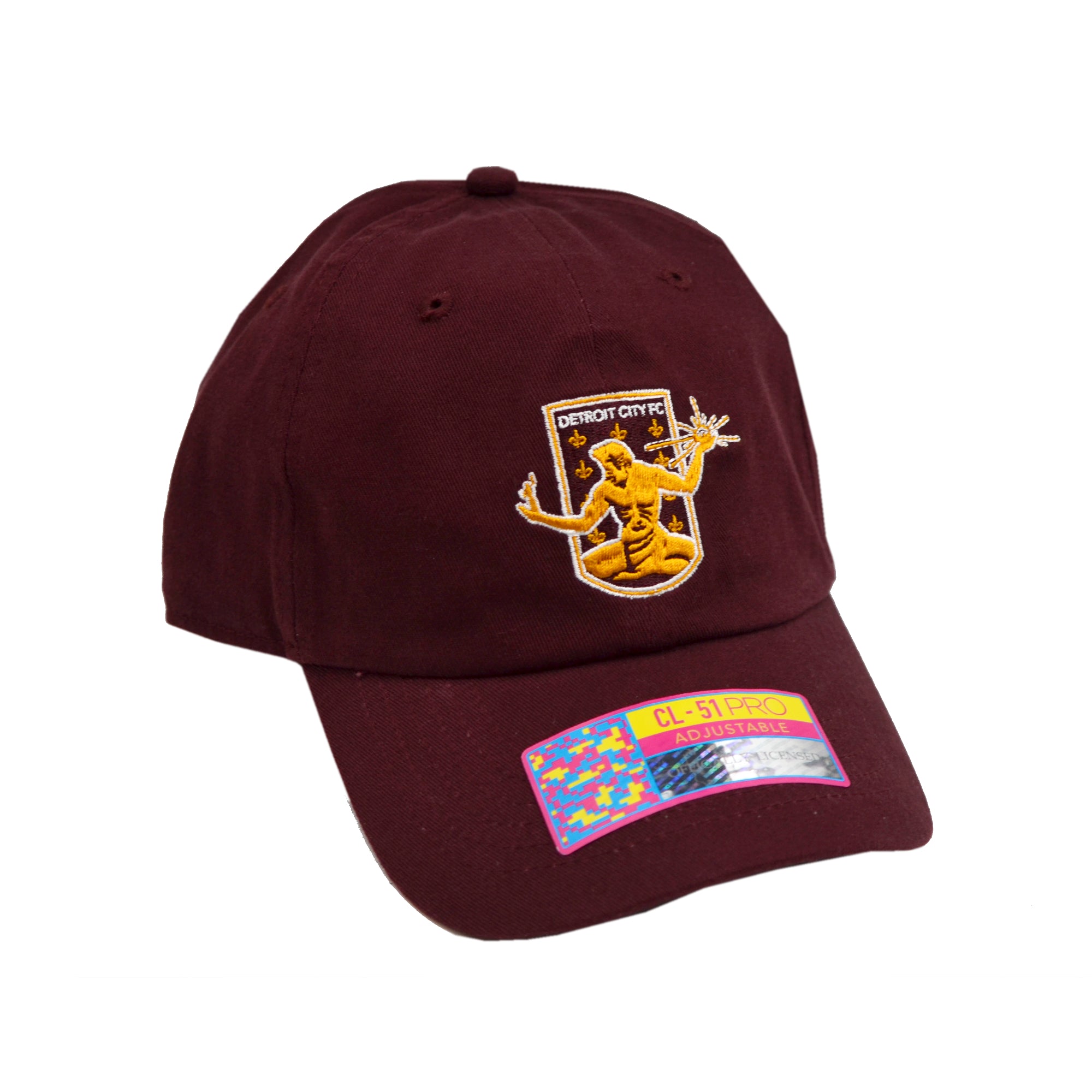 DCFC Hat - FanInk Maroon Crest Baseball Cap for Derby County FC Fans - Perfect for Match Days, Tailgating & Sports Events