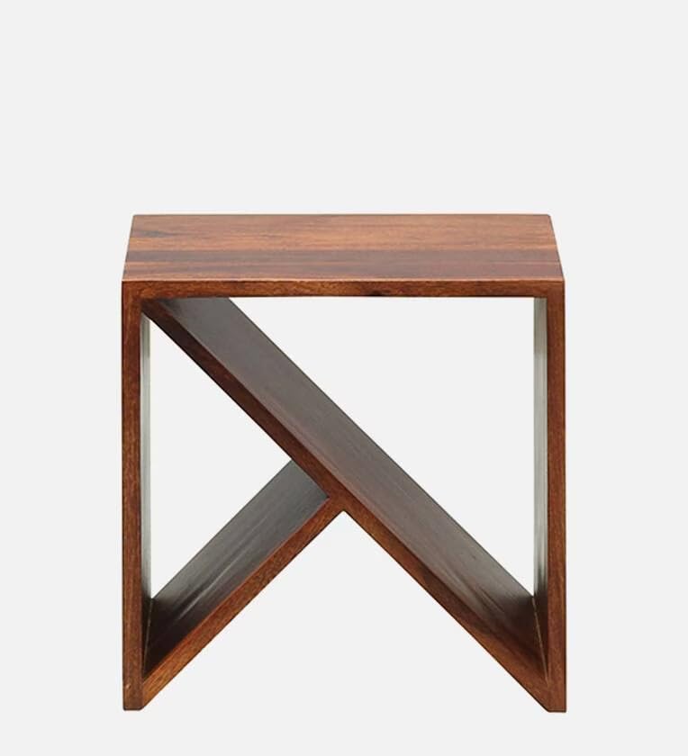 Farmhouse Nightstand Set of 3 - Natural Wood Stackable Side Tables with Waterproof Finish for Living Room, Bedroom & Office - Brown Nesting Tables for Small Spaces, Coffee Table Alternative