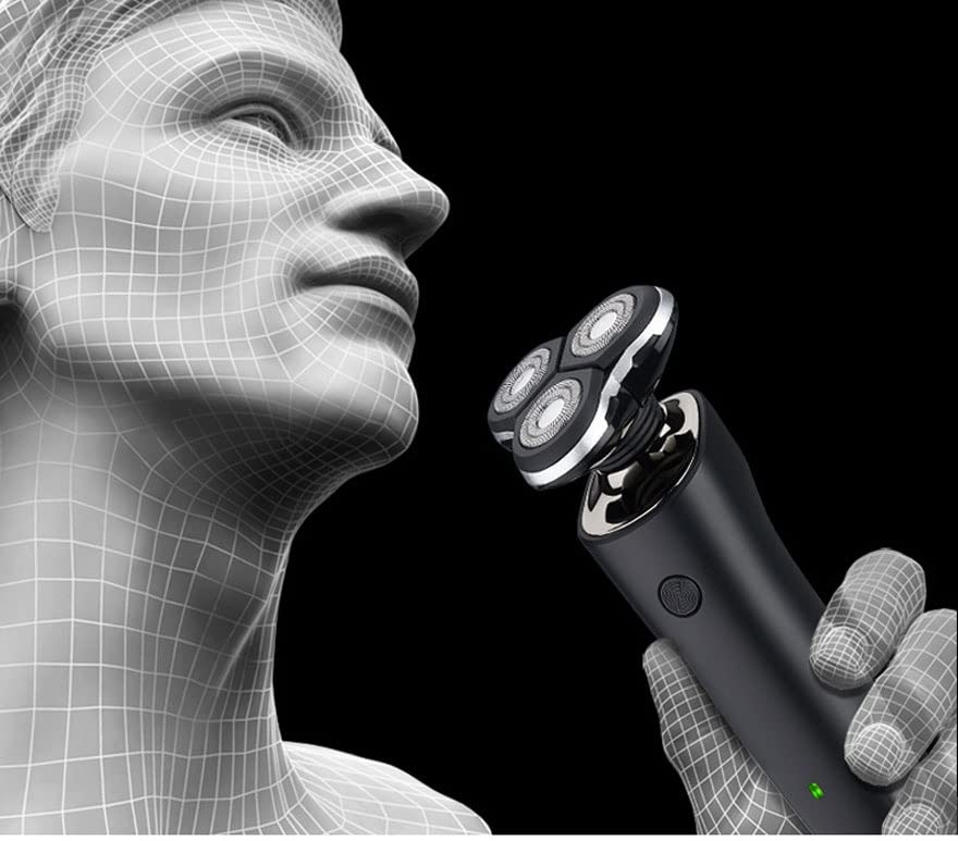 Premium Electric Razor for Men - IPX6 Waterproof Metal Shaver with USB Rechargeable - Perfect for Travel, Gym & Daily Grooming
