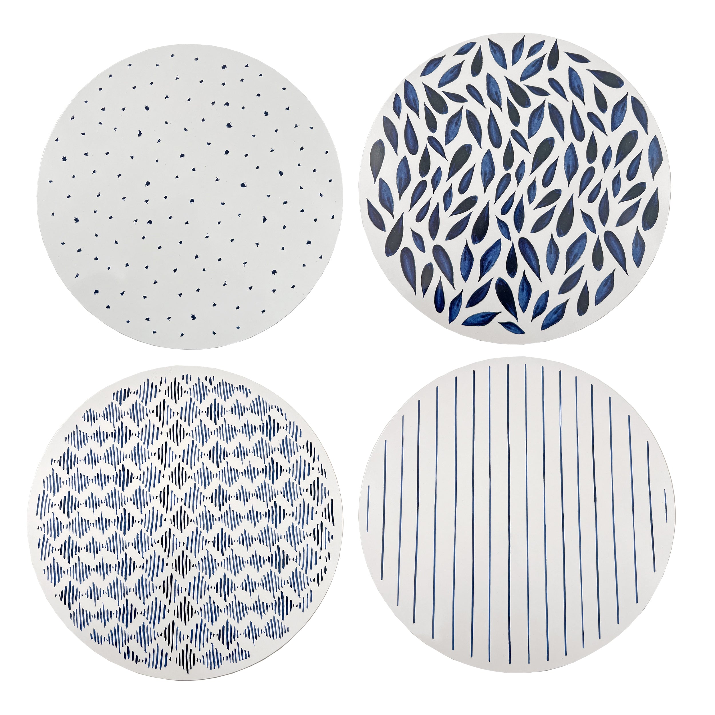 Blue Bay Corkback Placemats Set of 4 - Natural & Durable Table Mats for Dining, Kitchen, or Outdoor Use - Perfect for Everyday Meals, Parties & Entertaining
