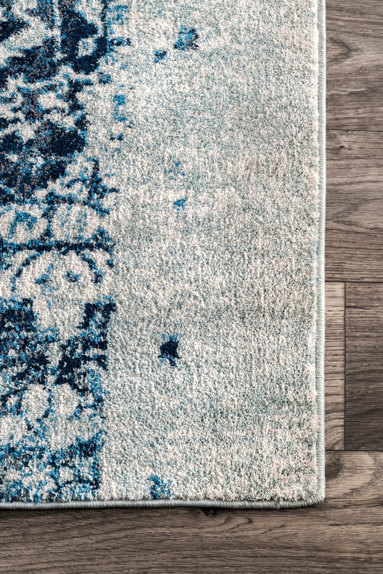 NuLOOM Distressed Ernestina Flourish Runner Rug 2'6