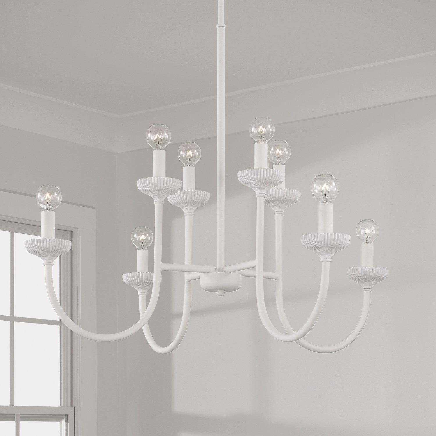 Alexis Chandelier - Elegant Crystal Ceiling Light Fixture for Dining Room, Living Room & Bedroom | Modern Home Decor Lighting for Wedding, Hotel & Luxury Spaces
