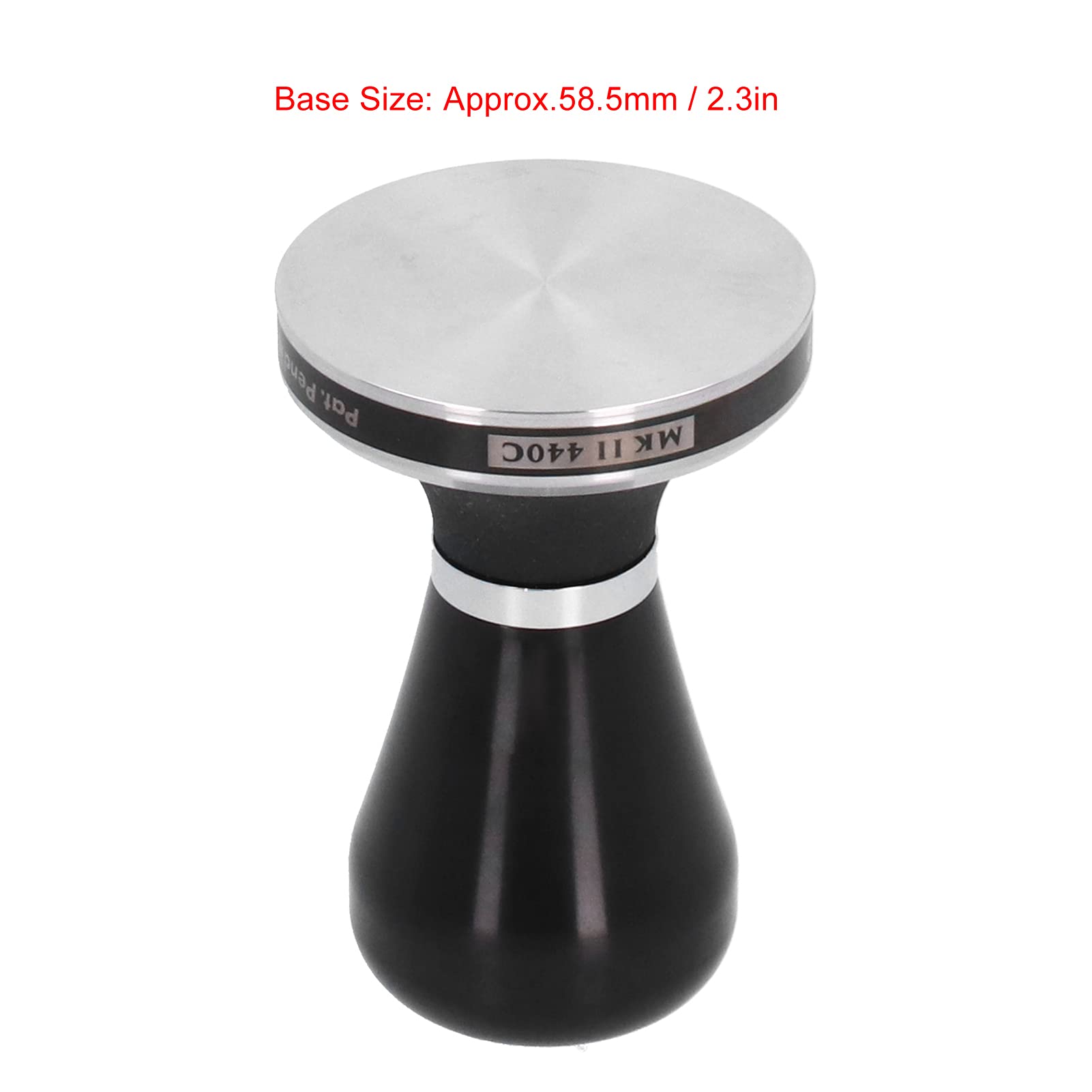 Premium Stainless Steel Coffee Tamper with Flat Base - Perfect for Espresso, Coffee Bars & Home Brewing - Ideal for Coffee Lovers & Baristas - Great for Kitchen & Coffee Shops