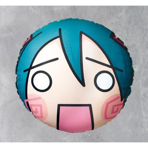 Good Smile Hatsune Miku 2012 Winter Ver. Lottery Prize D - Hachune Miku Plush Cushion with Face (Japan Import) | Anime Collectible, Gift for Fans, Room Decor