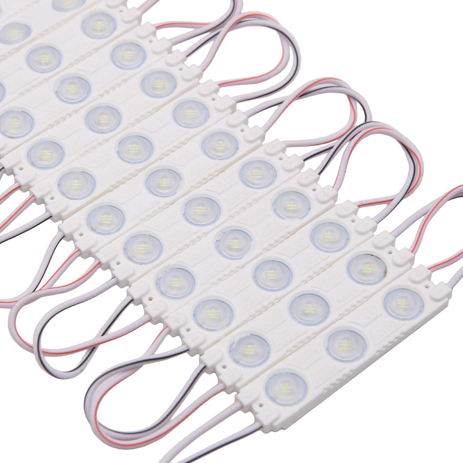 Pomelotree 20ft Waterproof LED Strip Lights - 12V 2835 SMD Module for Storefront Signs, Window Displays & Business Advertising (2 Pack) - Perfect for Retail Shops, Restaurants, and Holiday Decorations