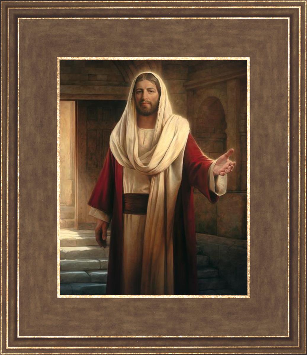 Come Follow Me by Howard Lyon - Inspirational Christian Art Print for Home, Church & Office Decor