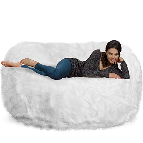 Plush Faux Fur - White