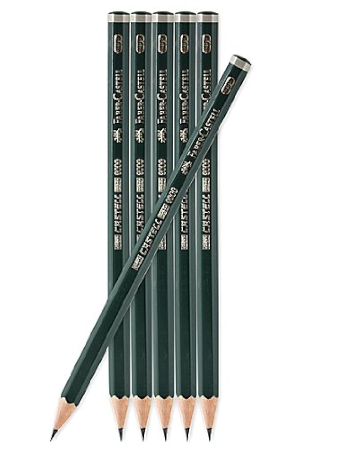 Faber-Castell 9000 Graphite Drawing Pencils - 7B Soft Lead (12-Pack) - Perfect for Sketching, Shading & Professional Artwork