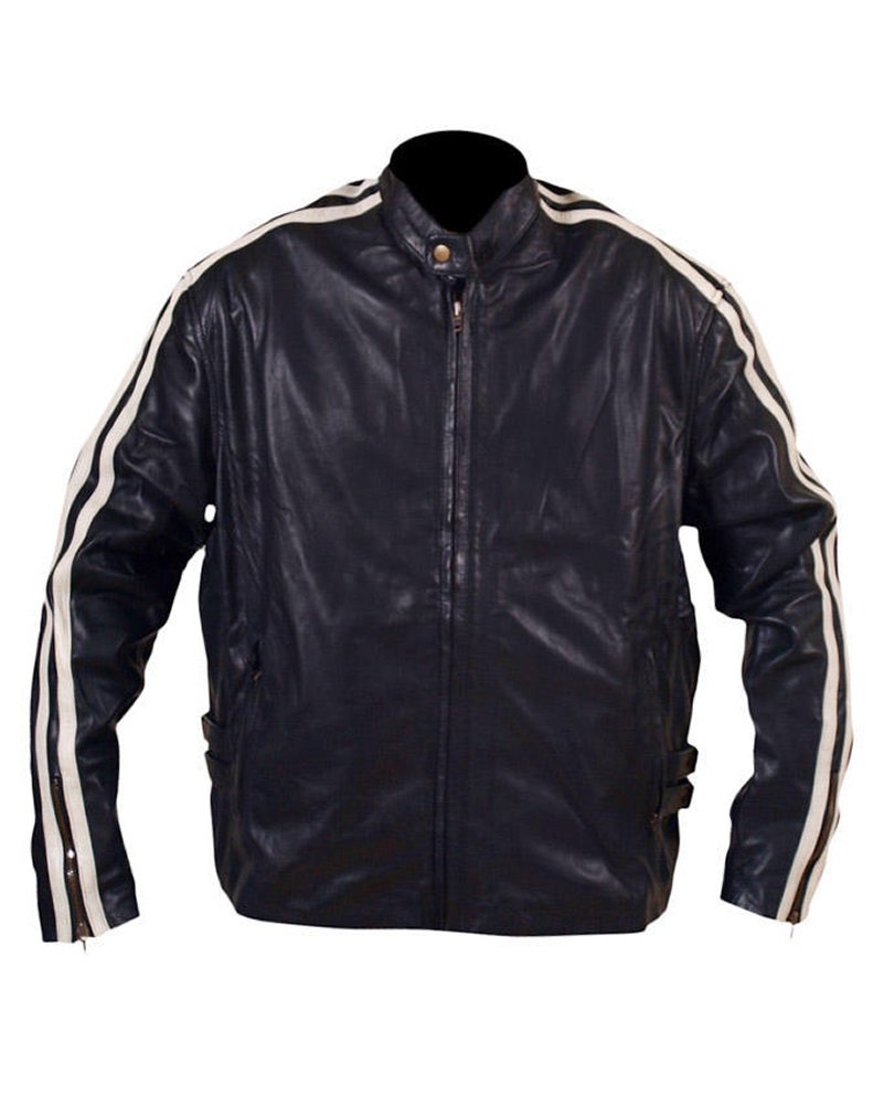 NorthernFinch Men's Gibson Genuine Leather Biker Jacket - Stylish & Durable Motorcycle Outerwear for Riding & Casual Wear