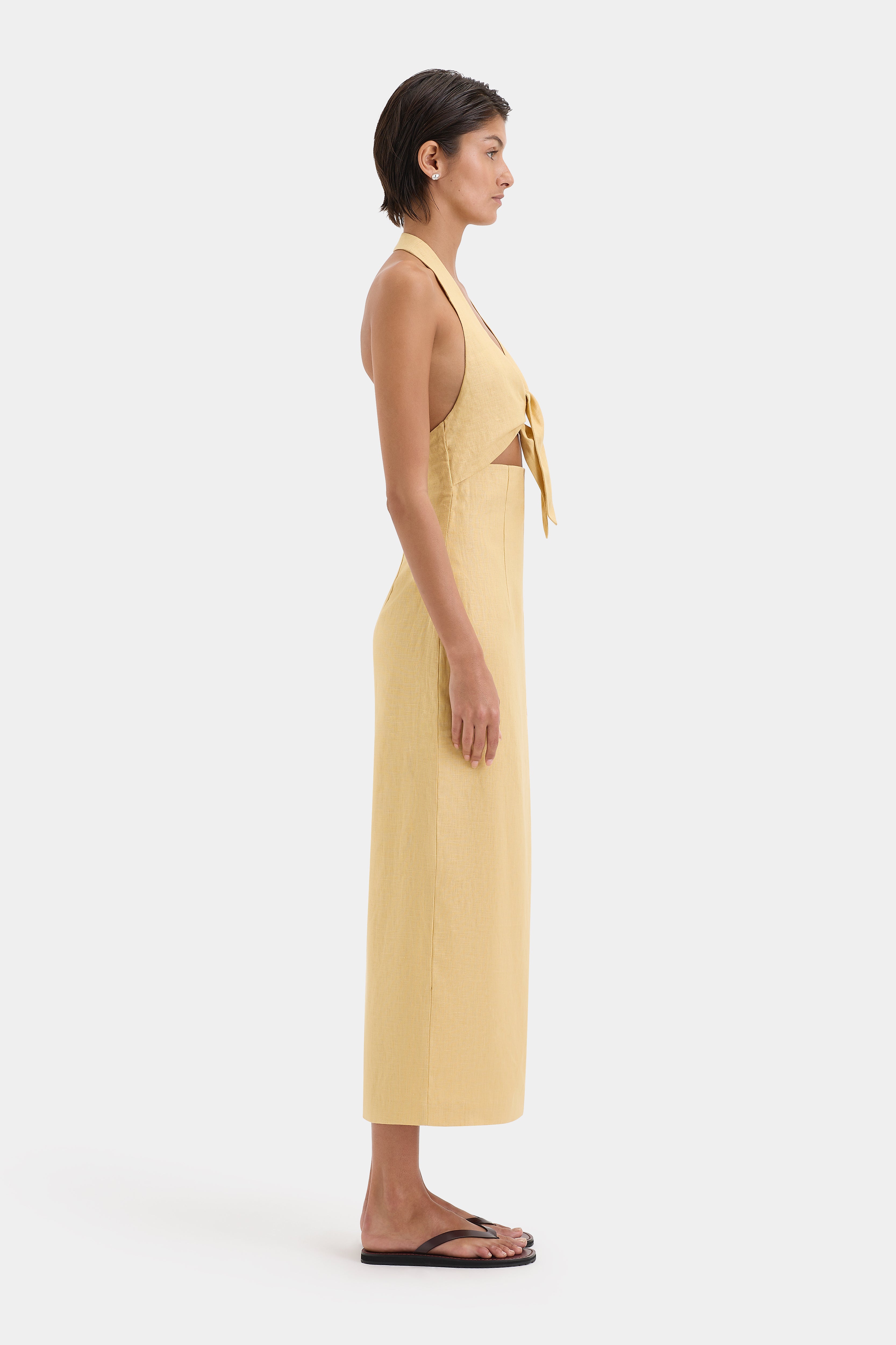 Carlotta Tie Midi Dress - Women's Floral Wrap Summer Dress with Belt for Casual & Party Wear | Perfect for Beach Vacations, Date Nights & Office Outings