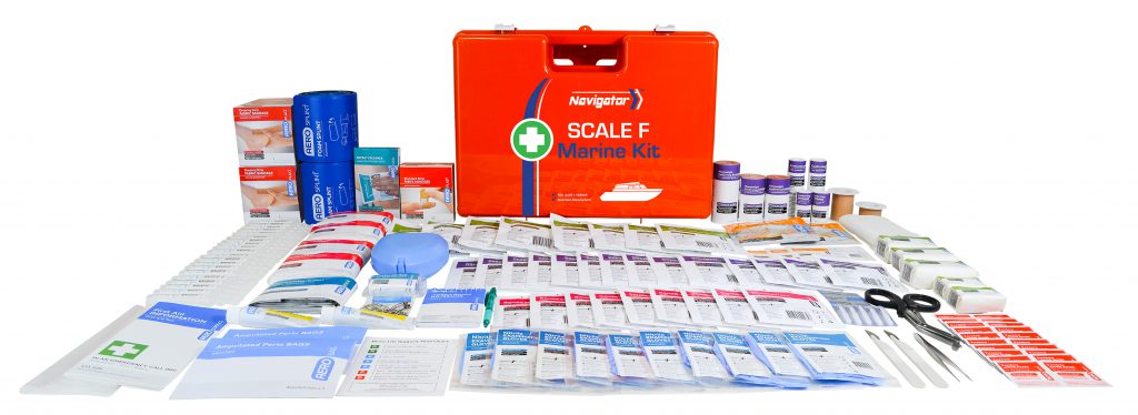 Navigator Marine First Aid Kit - Waterproof & Compact Emergency Medical Supplies for Boating, Fishing, and Water Sports | Essential Safety Gear for Boats, Yachts, and Kayaks