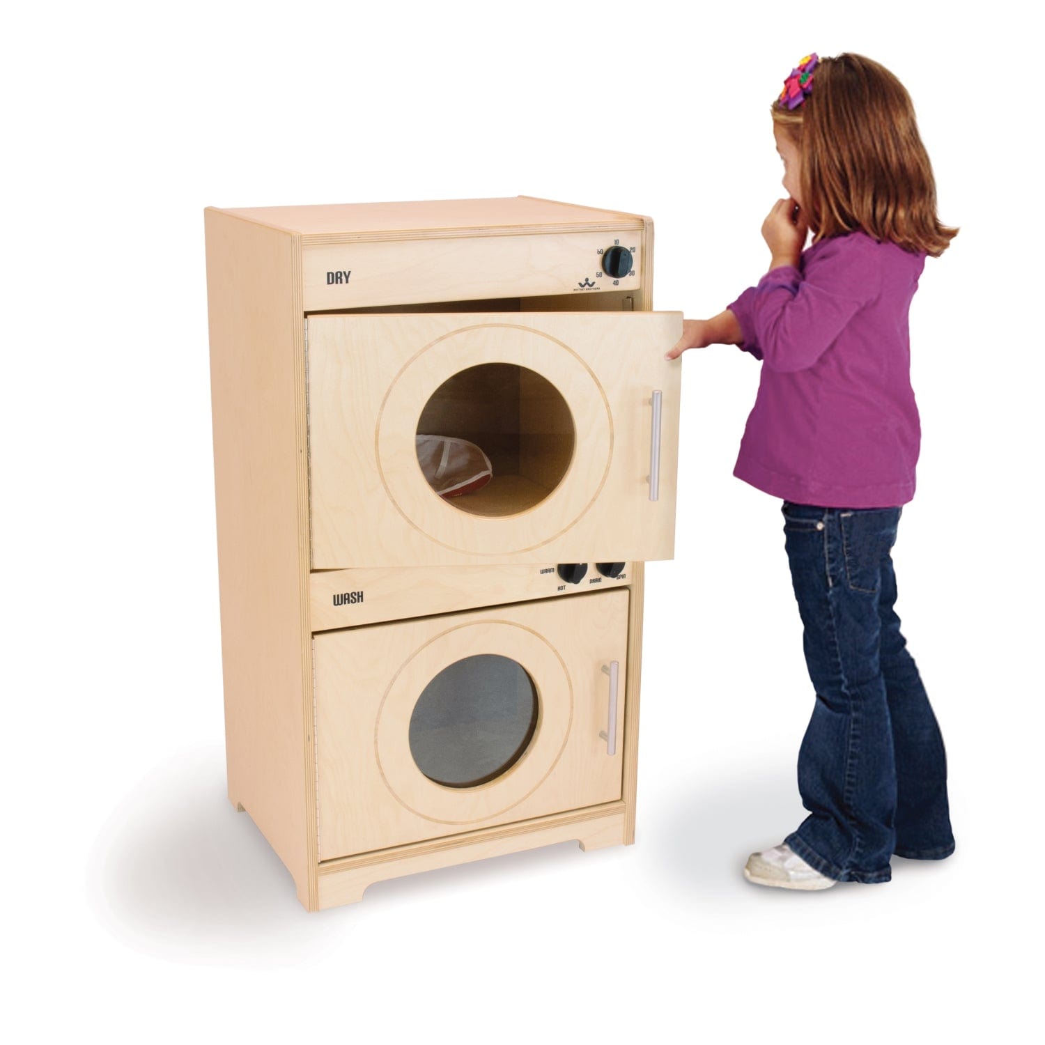 WB6450N Natural Contemporary Washer and Dryer Combo - Energy Efficient Laundry Solution for Apartments & Small Homes