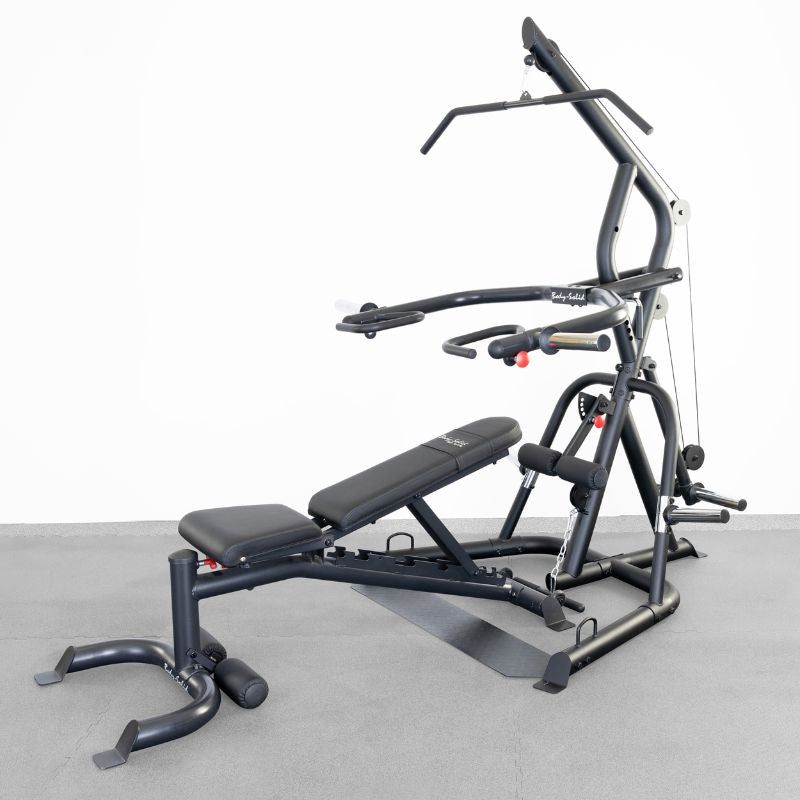 Body Solid GLGS100P4 Corner Leverage Gym - Heavy Duty Home Gym Equipment for Strength Training | Perfect for Home Gyms, Personal Training & Fitness Studios