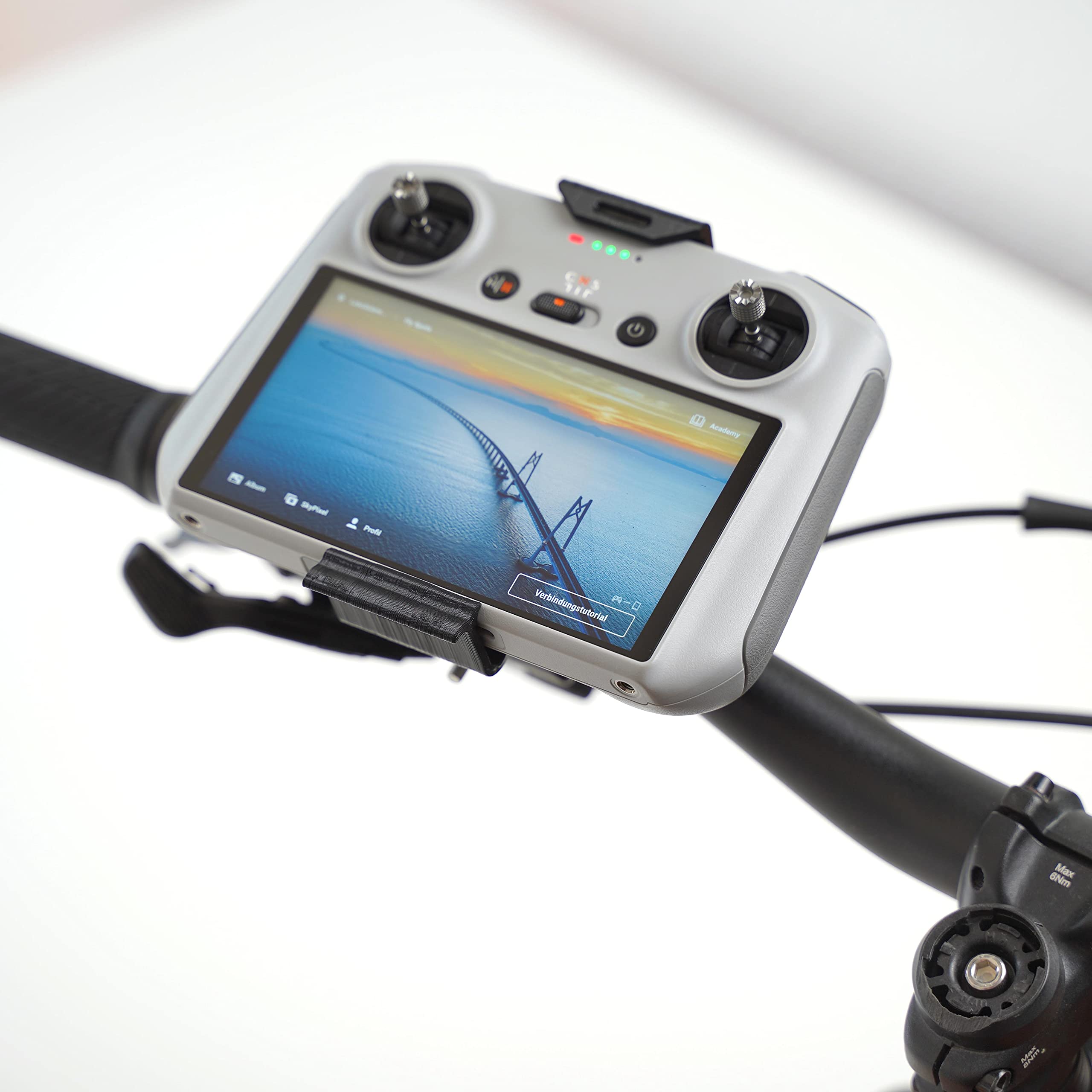 DJI RC Smart Controller & Mini 3 Pro Bike Mount - Black | Universal Bicycle Handlebar Mount for DJI Drones | Perfect for Cycling, Hiking & Outdoor Adventures