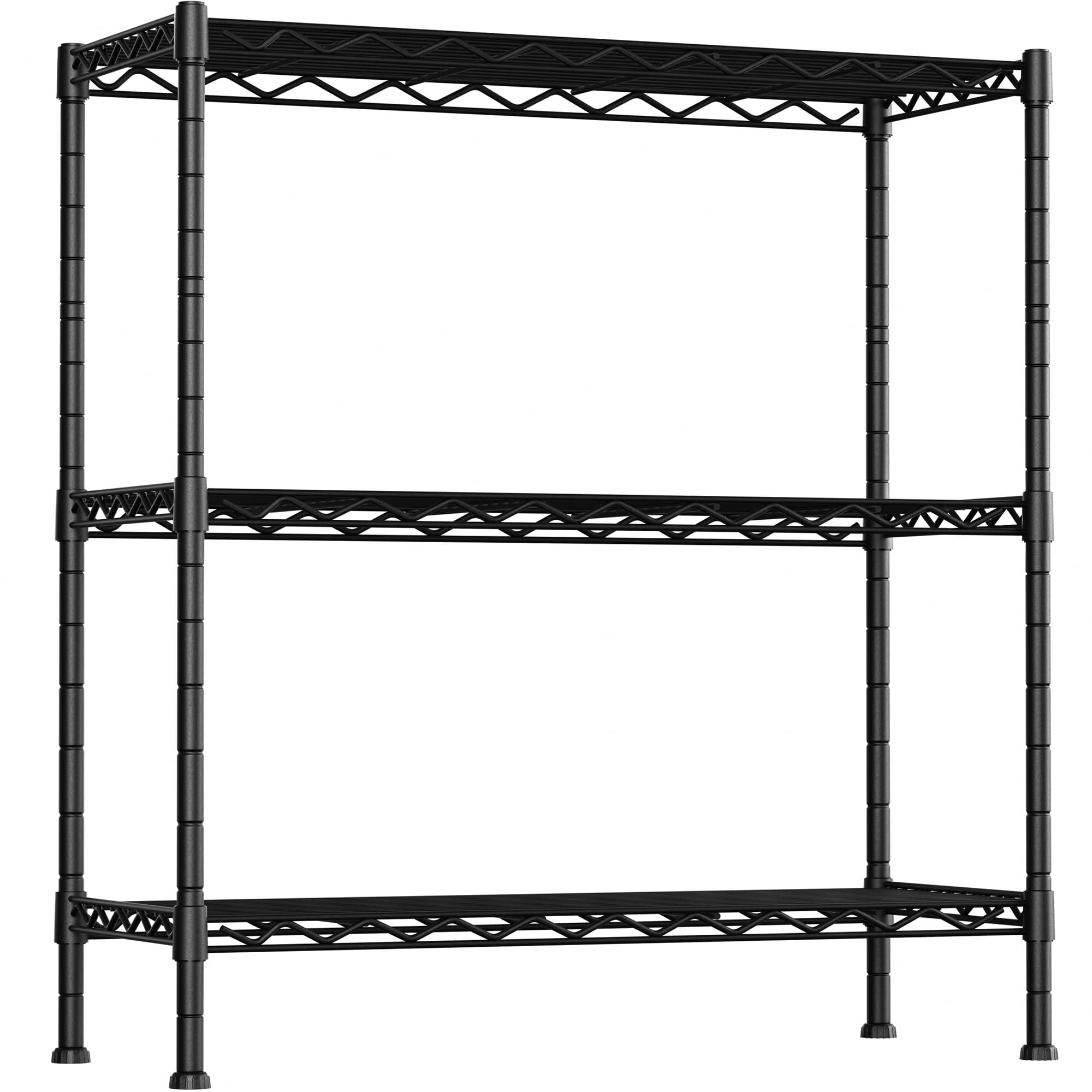 3-Shelf Adjustable Heavy Duty Storage Shelves, 36