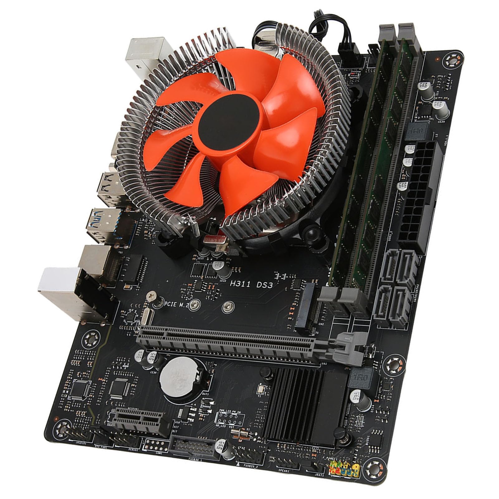 LGA1151 CPU Socket DDR3 Motherboard - 3.6GHz, 8GB RAM, 4K VGA HD Output, M.2 PCIE SSD Support, Gigabit Ethernet - Computer & PC Replacement Part for Gaming, Office Work & Home Theater Setups