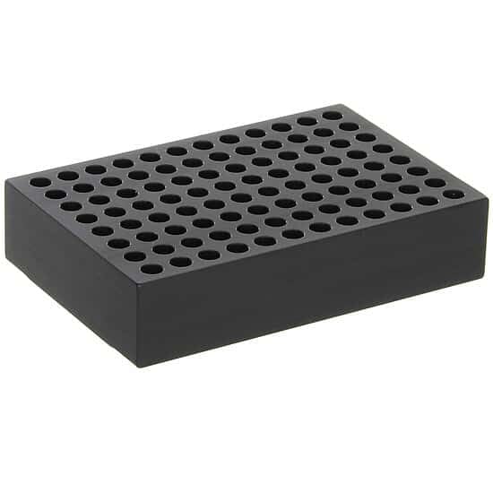Cole-Parmer Aluminum Block for 96 x 0.2 mL PCR Plates or Strips | High-Quality Lab Equipment for PCR Thermal Cycling | Perfect for DNA Amplification, Molecular Biology Research & Laboratory Experiments