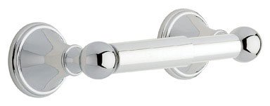 Franklin Brass 125860 Chrome Toilet Paper Holder - Polished Modern Bathroom Tissue Roll Stand for Home & Office Use