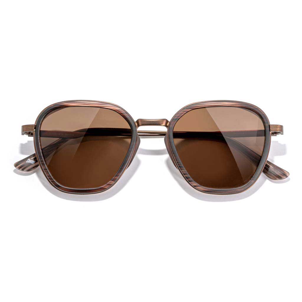 Bernina Sunglasses - Classic Wire Frame Tortoise Shell Design with Amber Lenses for Women & Men | Perfect for Outdoor Activities, Driving, and Fashion Accessories