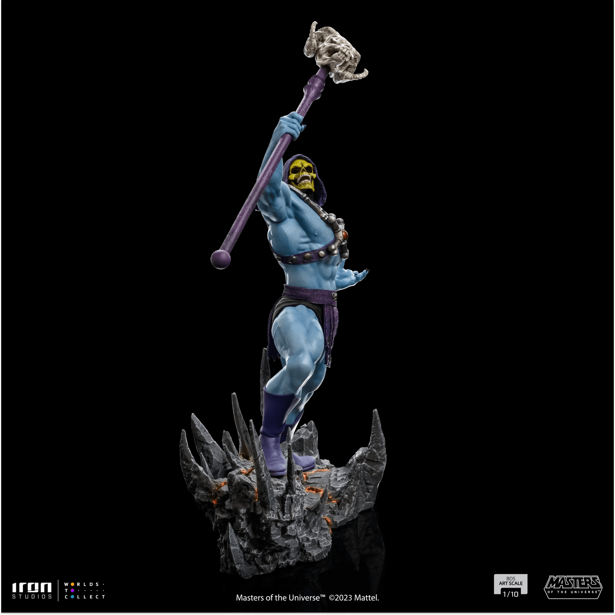Iron Studios Masters of the Universe Skeletor BDS Art Scale 1/10 Statue - Premium Collectible Figure for Display & Home Decor