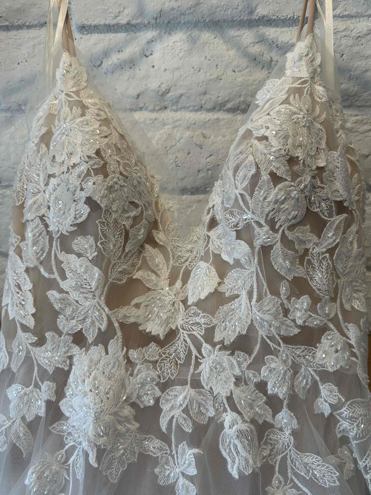 Morilee Carita 5925 Wedding Dress - Elegant A-Line Lace Gown for Brides | Perfect for Church Ceremonies, Beach Weddings & Formal Receptions