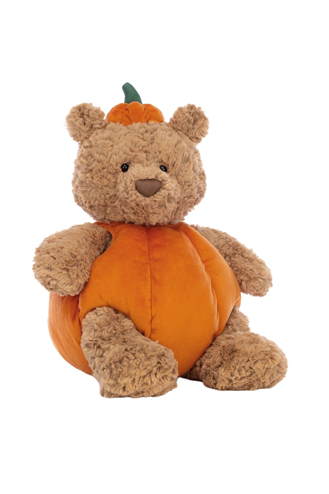 Bartholomew Bear Pumpkin Plush Toy by Jellycat - Soft & Cuddly Stuffed Animal for Kids, Babies, and Nursery Decor