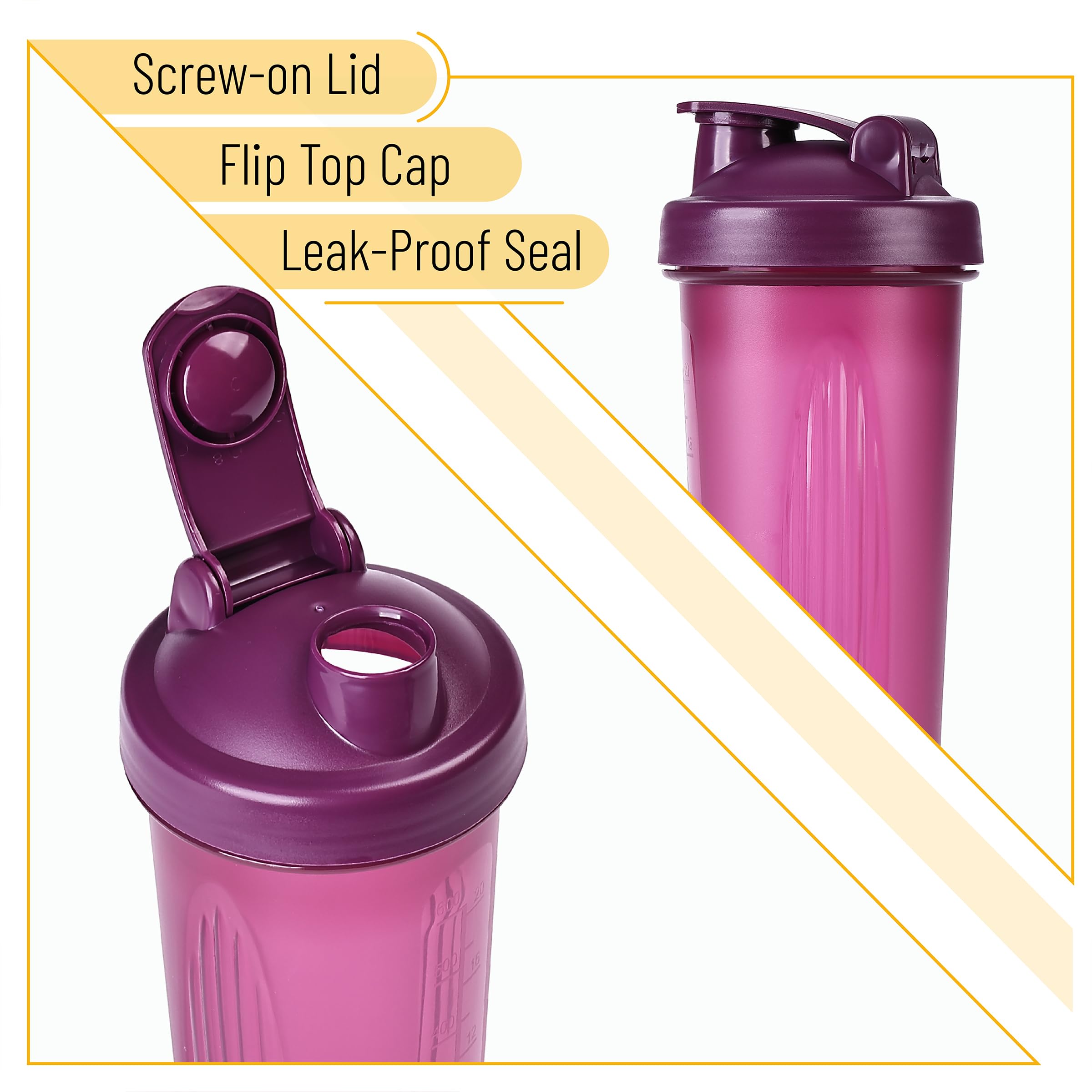 Mr. Pen 28oz Protein Shaker Bottle with Wire Whisk Ball - Leak Proof Mixer Cup for Protein Powder, Pre Workout & Smoothies - Perfect for Gym, Fitness & Post Workout Recovery