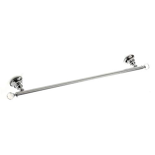 StilHaus SL05-08-637509822545 Smart Light Collection Brass Towel Rail in Chrome - Modern Bathroom Heating Towel Warmer for Spa, Luxury Home & Hotel Decor