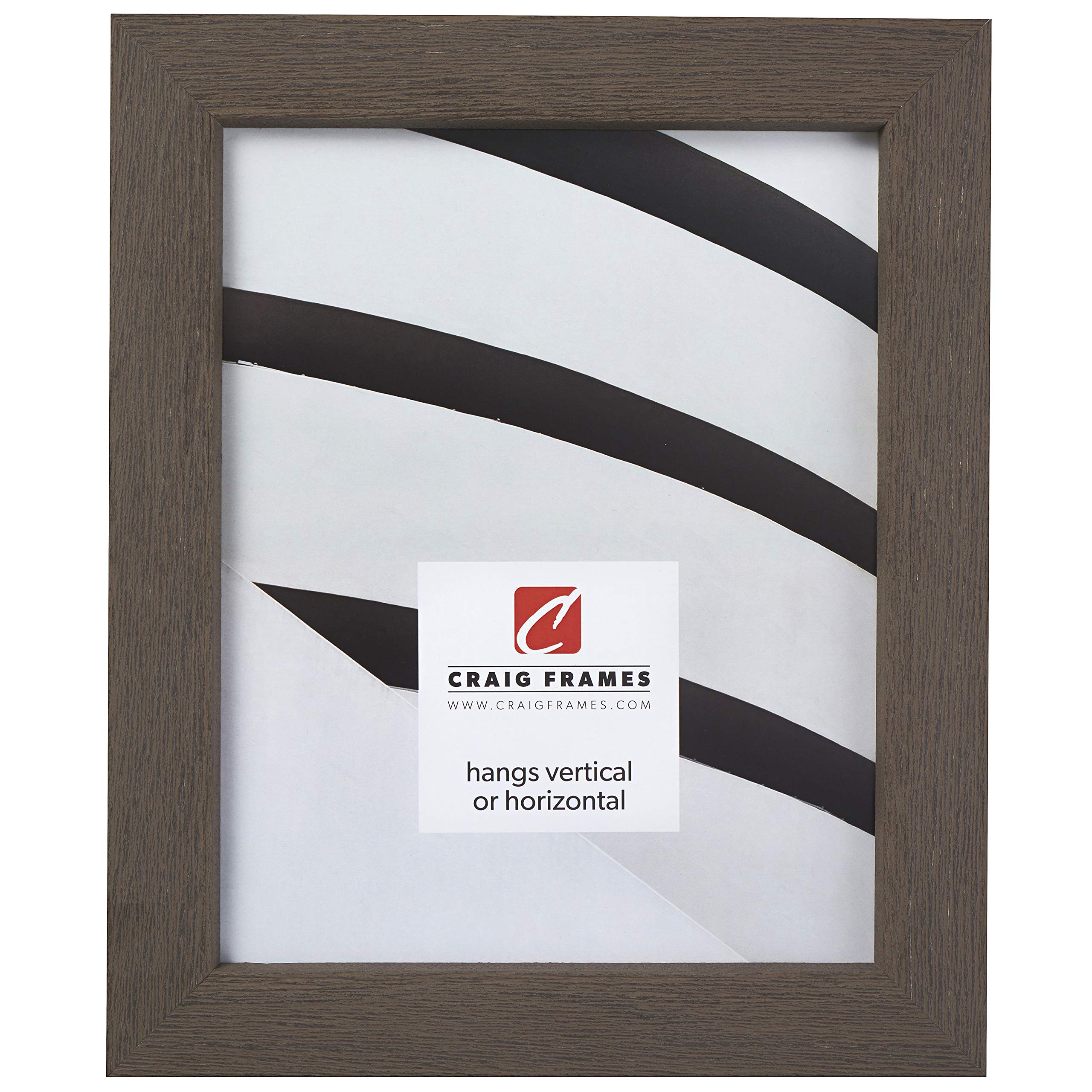 Craig Frames Gesso Gray Plain Wooden Picture Frame 18x24 Inch - Perfect for Wall Art, Photos, and Home Decor Display