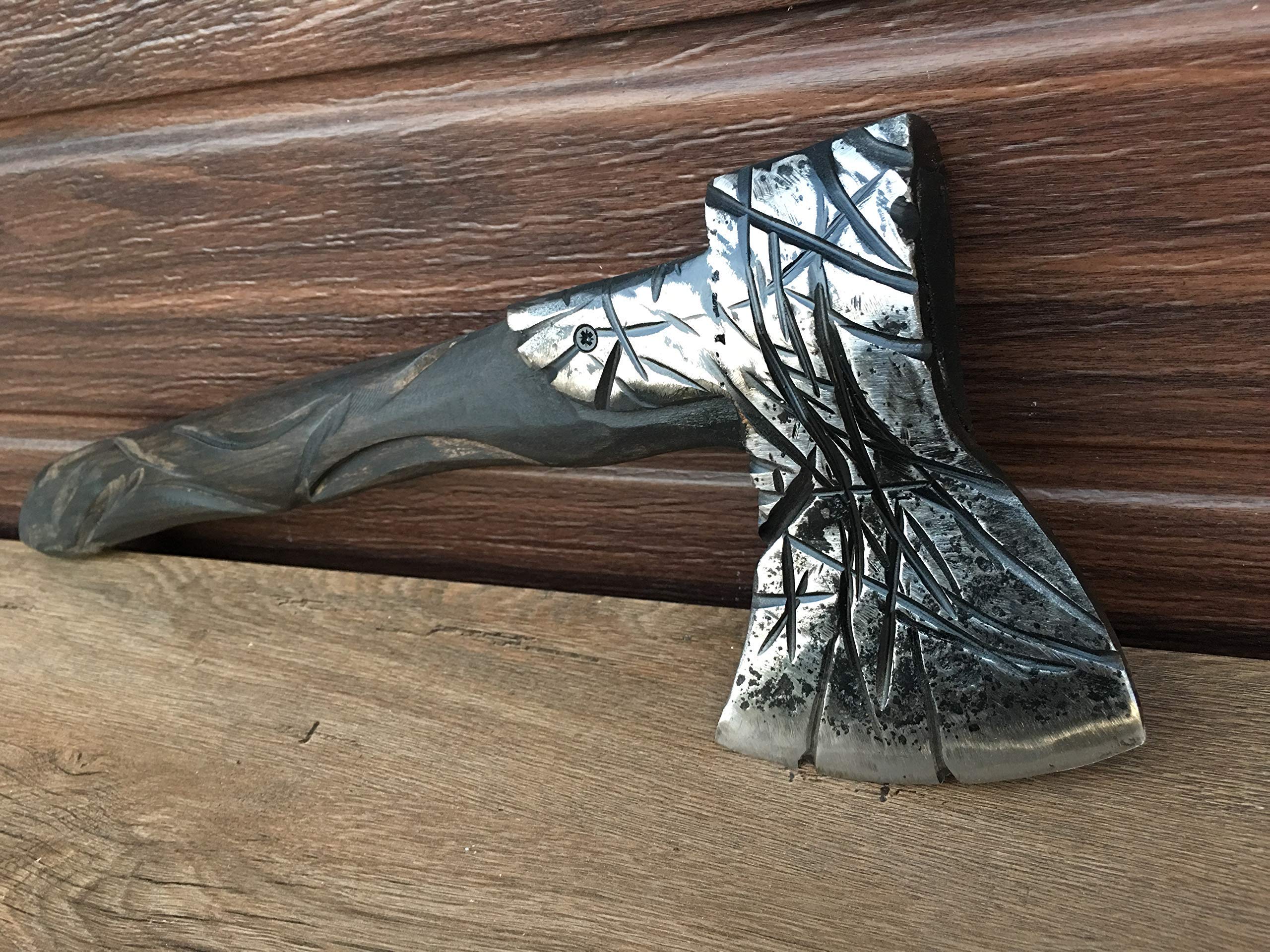 6th Anniversary Gift Hatchet - Iron & Steel Anniversary Gift for Men - 11th Year Wedding Present - Christmas Gift Idea - Handcrafted Axe for Outdoor Camping & Survival Gear