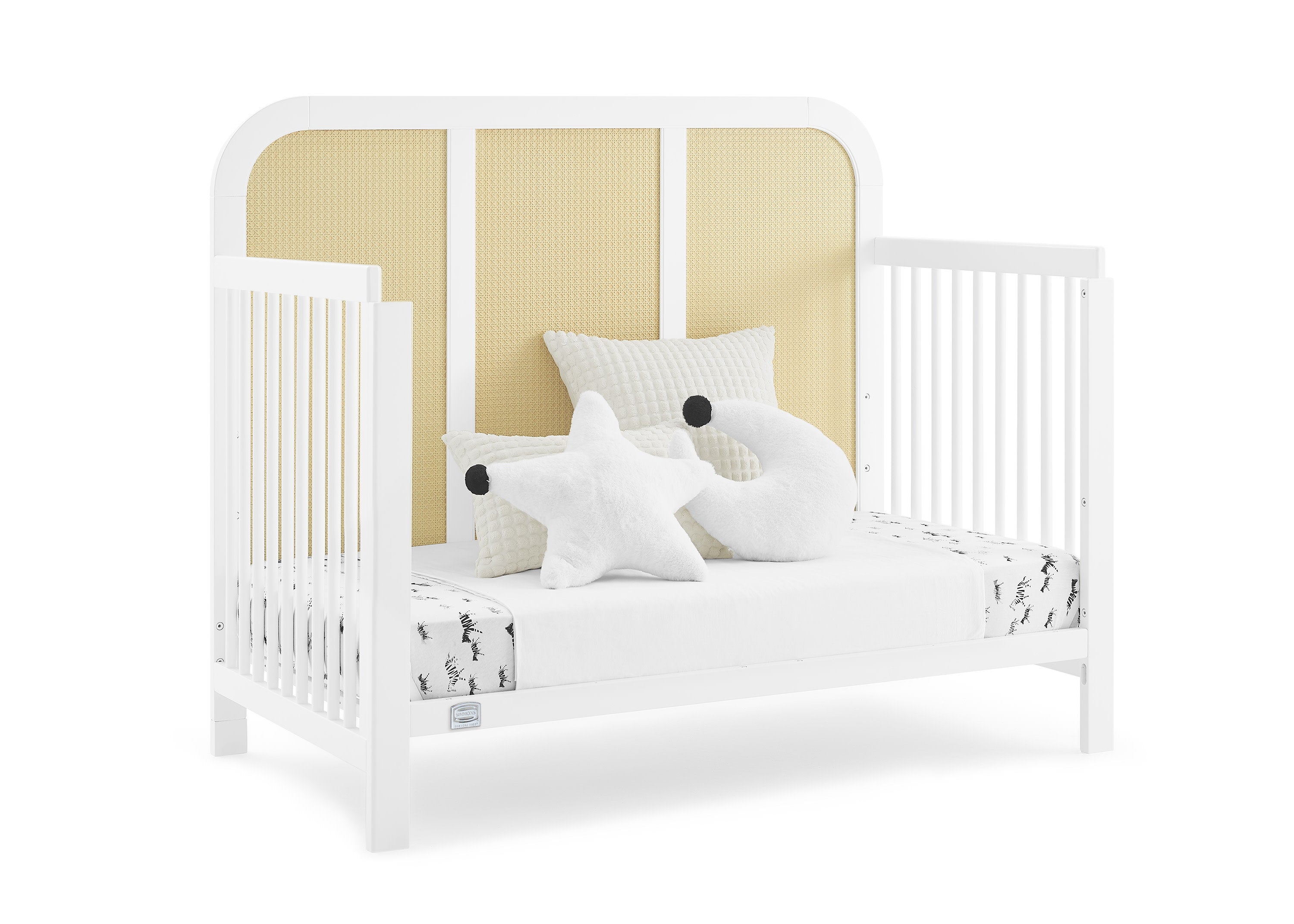 Theo 6-in-1 Convertible Baby Crib - Toddler Bed, Daybed & Full Size Bed | Nursery Furniture for Boys & Girls | Perfect for Newborns to Teens