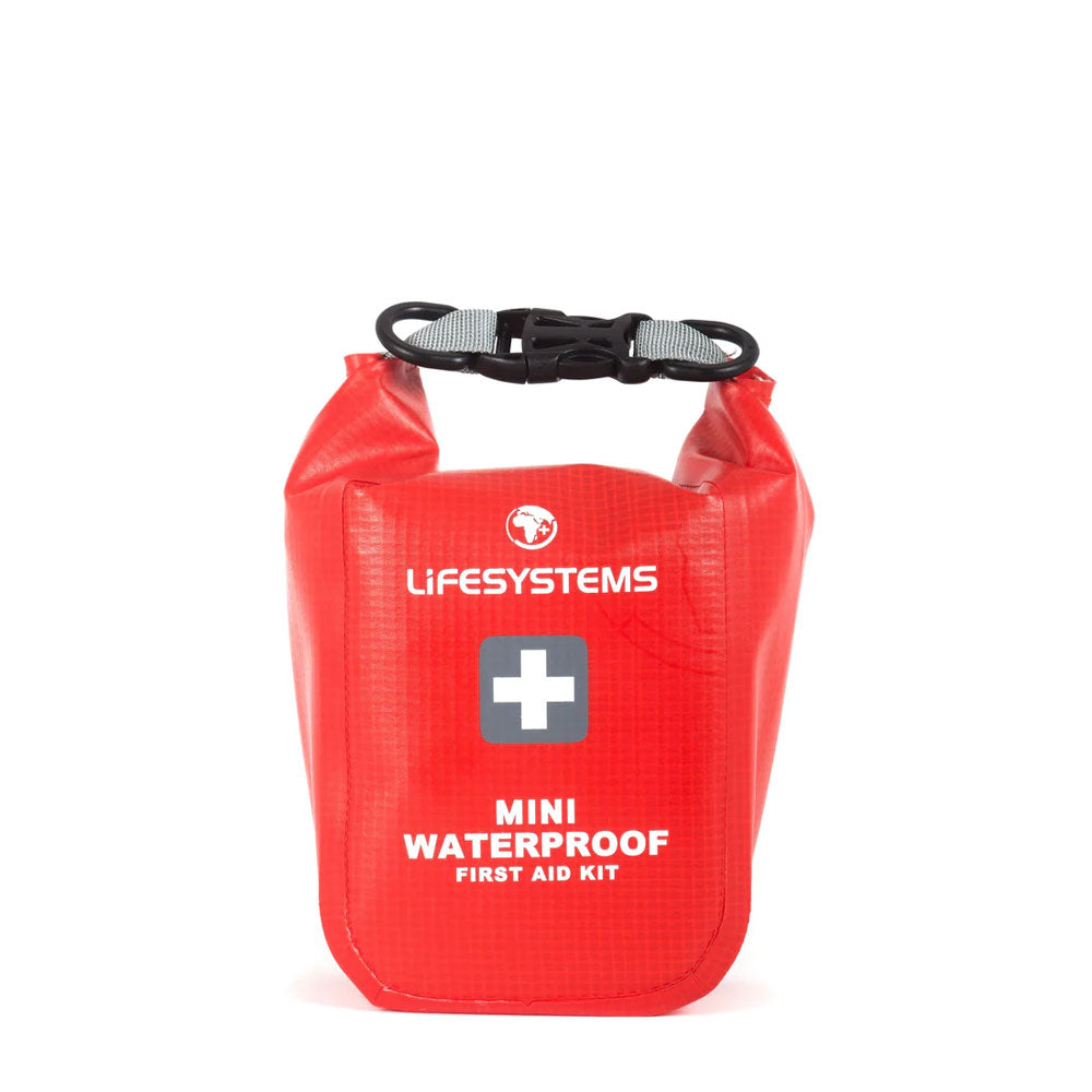 Lifesystems Mini Waterproof First Aid Kit - Compact Emergency Medical Supplies for Hiking, Camping & Travel - Essential Outdoor Safety Kit