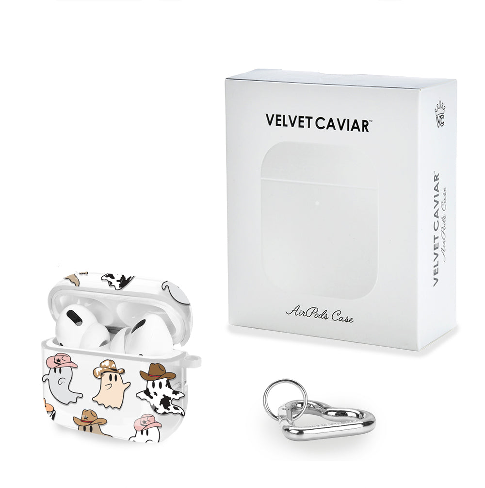 Ghosted Cowboys AirPods Case - Stylish Protective Cover for Apple AirPods 1/2/3 & Pro - Perfect for Travel, Work & Everyday Use