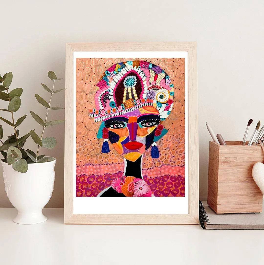 Empress Modern Wall Art Gift Set - Elegant Home Decor for Living Room, Bedroom & Office - Perfect Housewarming & Wedding Present