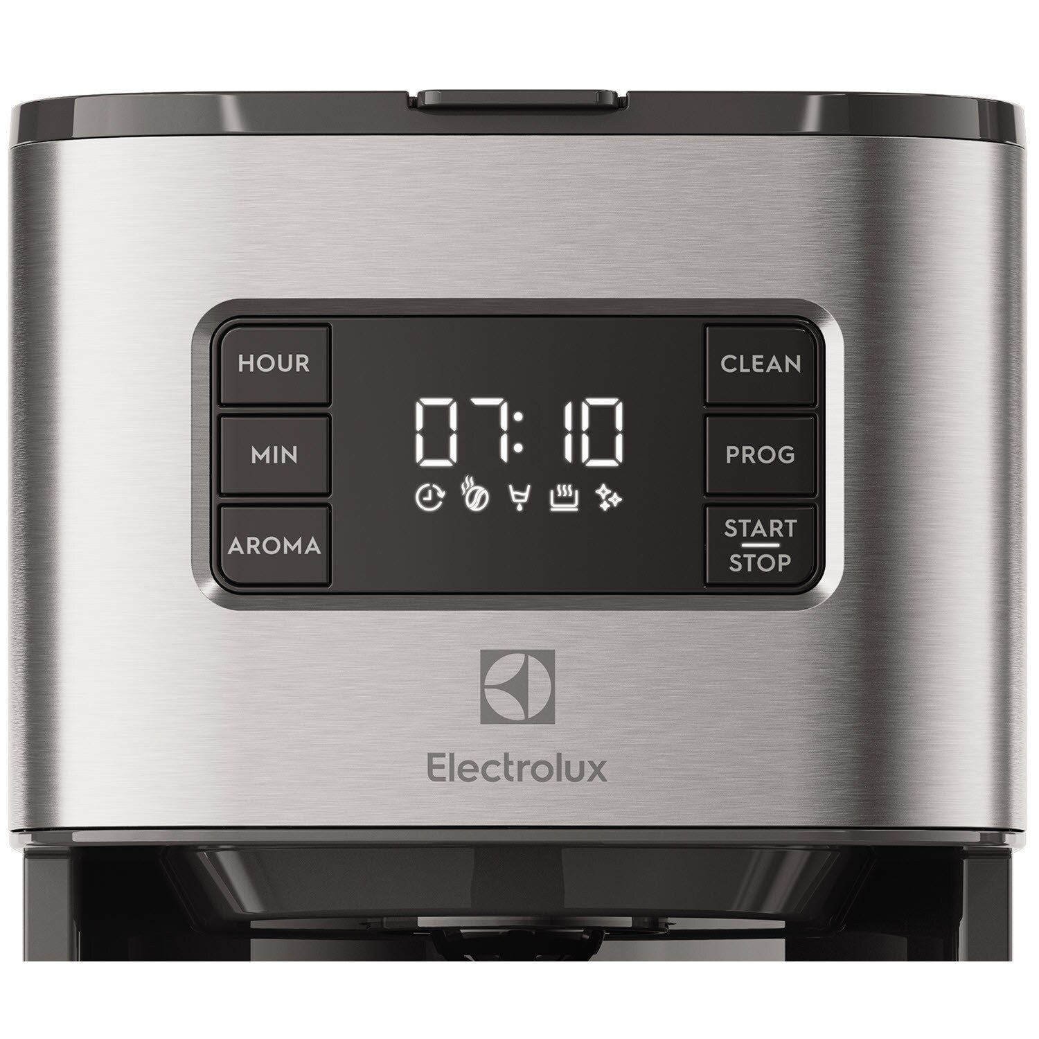 E5CM1 80ST 1.25L Drip Coffee Maker - Stainless Steel Programmable Coffee Machine with Auto Shut-Off, Perfect for Home, Office & Kitchen Use