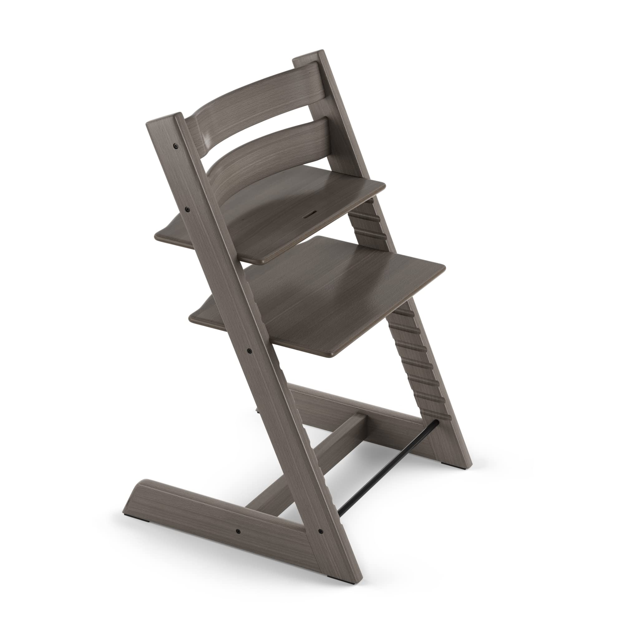 Stokke Tripp Trapp Adjustable High Chair - Convertible Baby to Adult Chair in Hazy Grey - Ergonomic & Comfortable Design for Toddlers, Kids & Grownups - Perfect for Dining, Feeding & Learning Activities