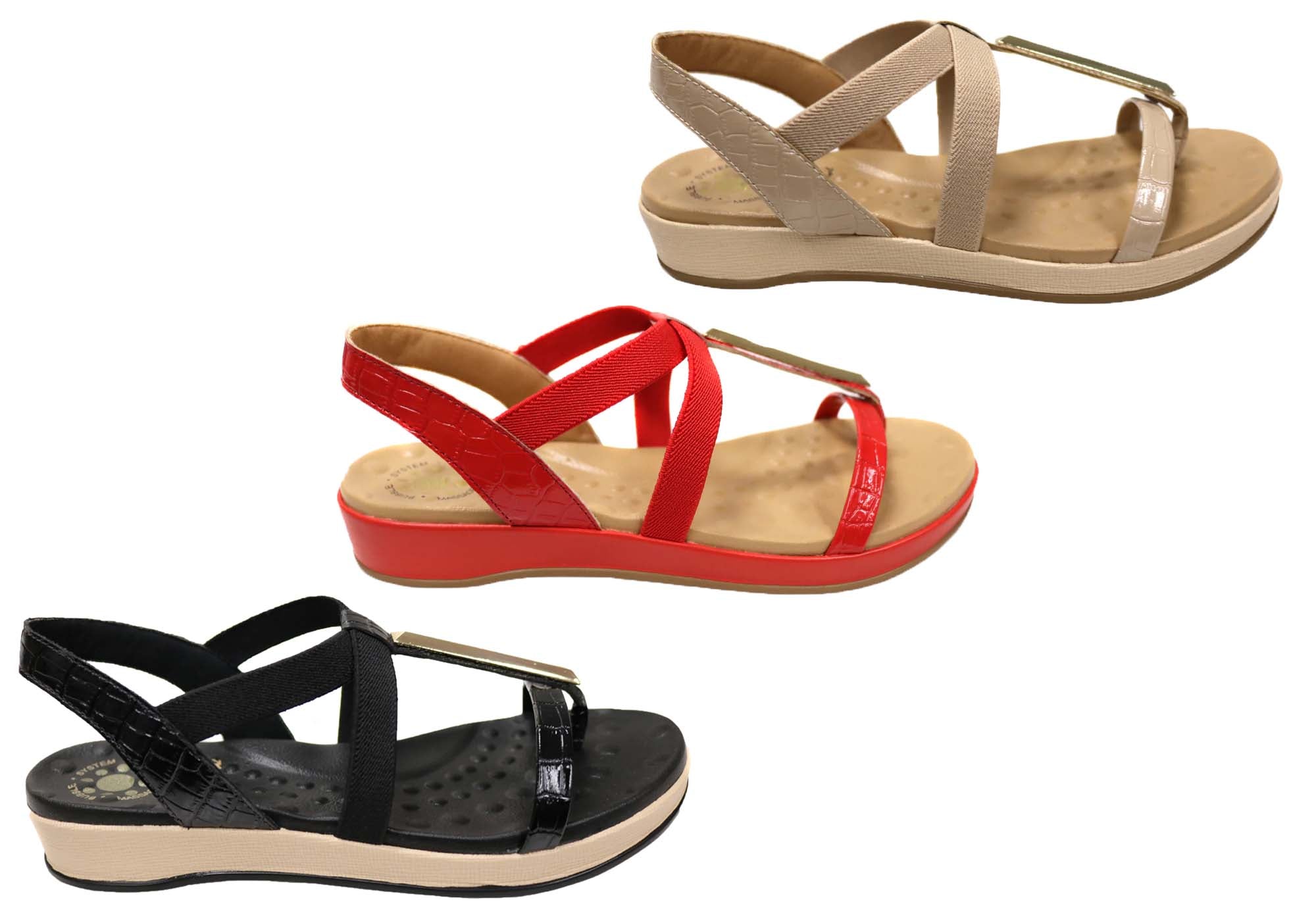 Malu Supercomfort Jodie Women's Comfortable Sandals - Handmade in Brazil - Perfect for Beach, Vacation & Summer Walking