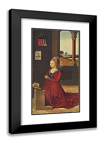Black Modern Wood Frame with Double Matting