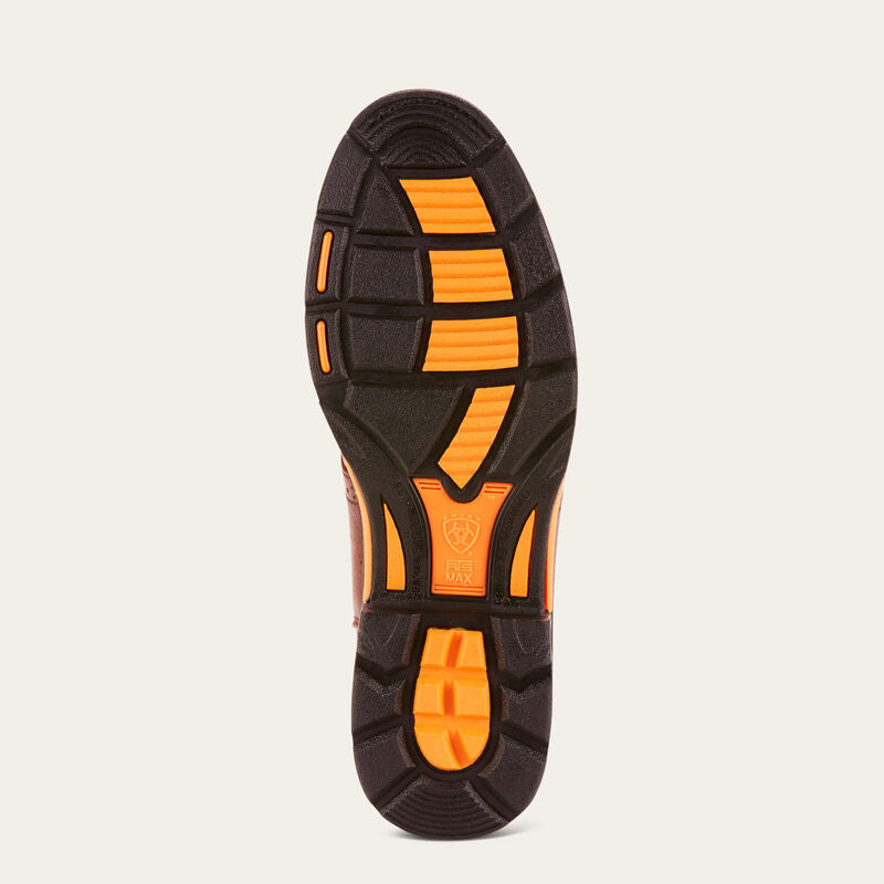 WorkHog Pull-On Work Boots for Men - Comfortable Slip-Resistant Safety Shoes for Construction & Outdoor Work | Perfect for Job Sites, Landscaping & Heavy Duty Use
