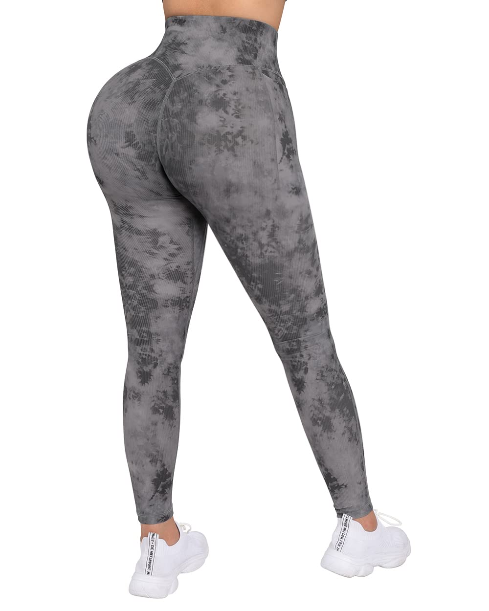 SUUKSESS Women's High Waisted Ribbed Seamless Leggings - Workout, Gym, Yoga Pants for Running, Lounge & Everyday Wear