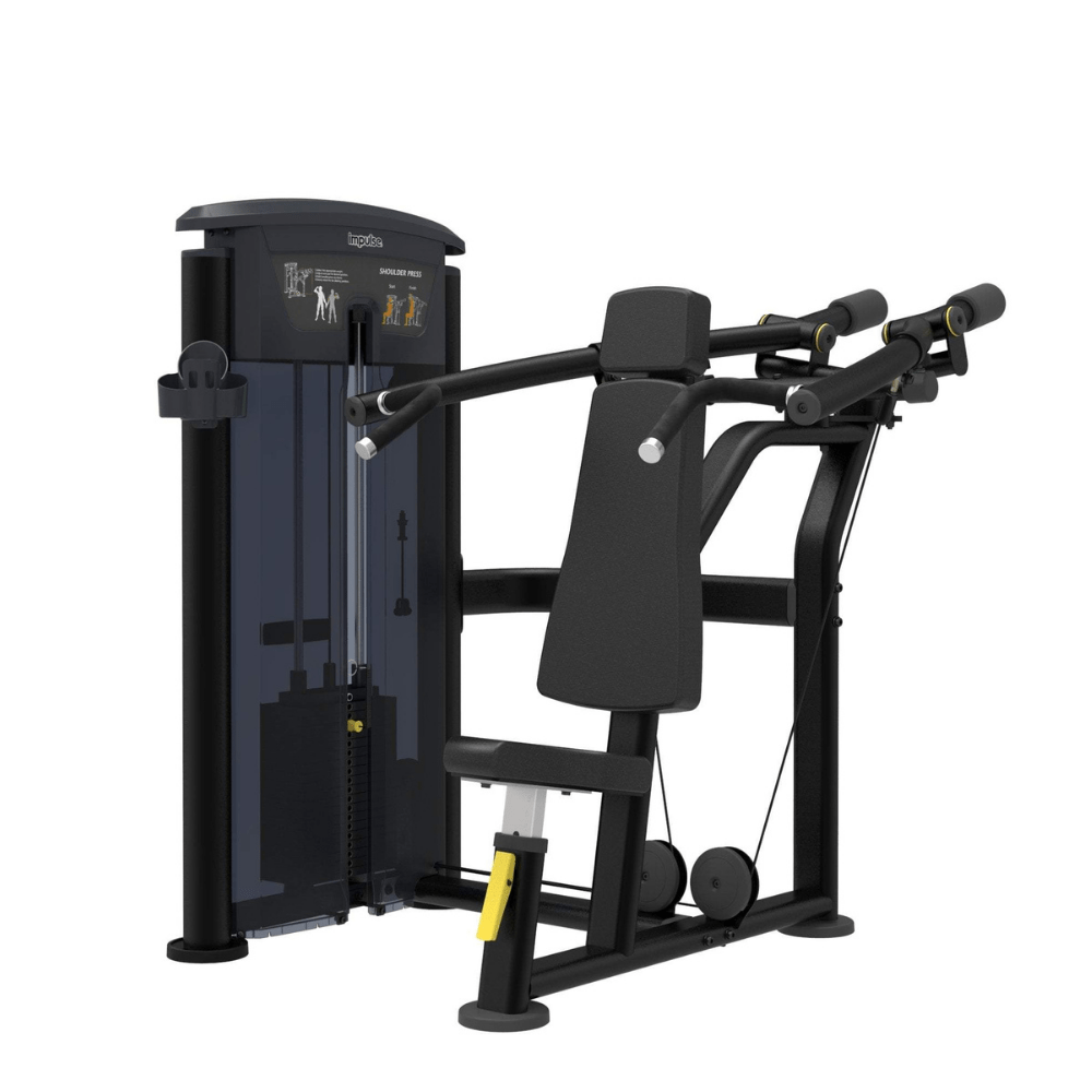 200lb Impulse Shoulder Press Machine - Heavy Duty Home Gym Equipment for Strength Training & Muscle Building | Perfect for Home Workouts & Commercial Gyms