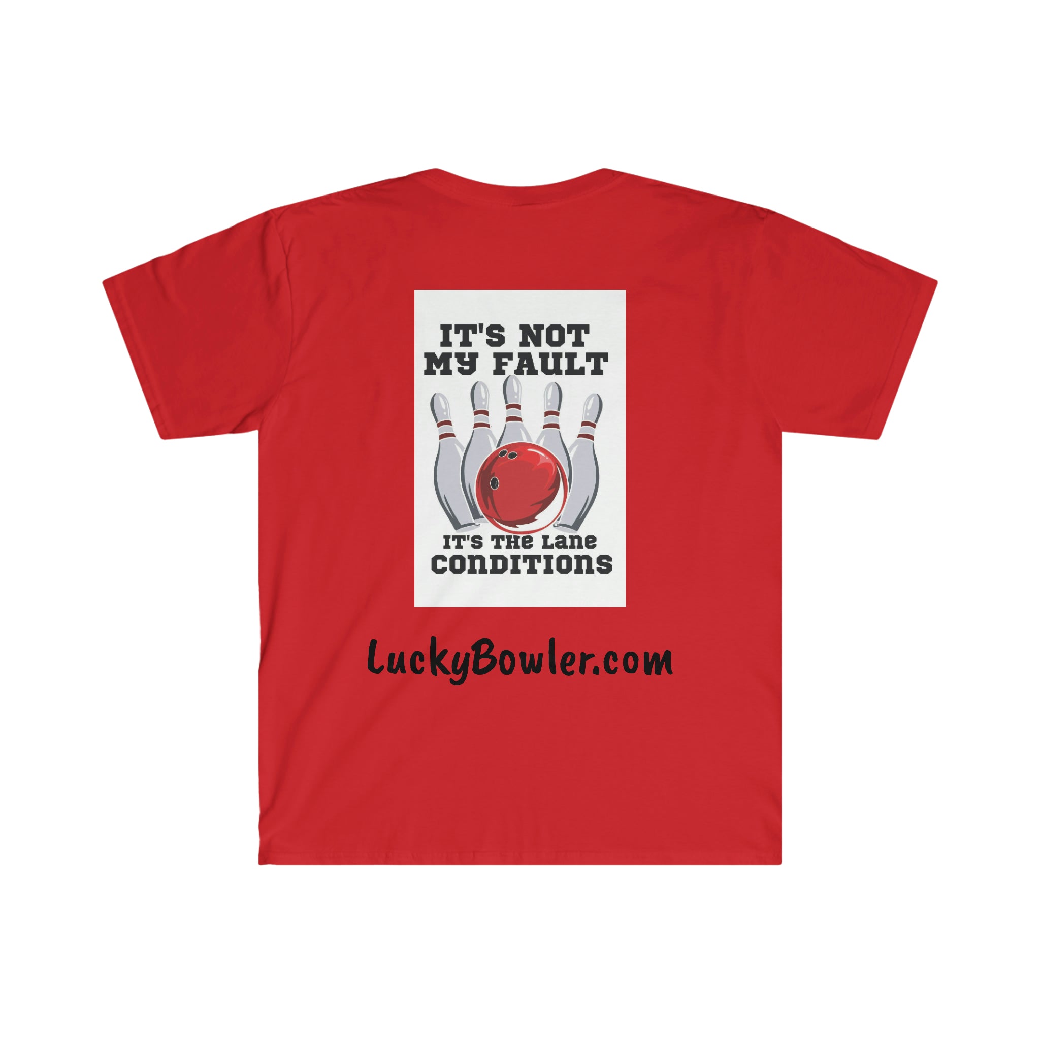 Lucky Tee #1 - Funny 'Not My Fault' Graphic T-Shirt for Men & Women | Trendy Casual Cotton Tee for Everyday Wear, Parties & Gifts
