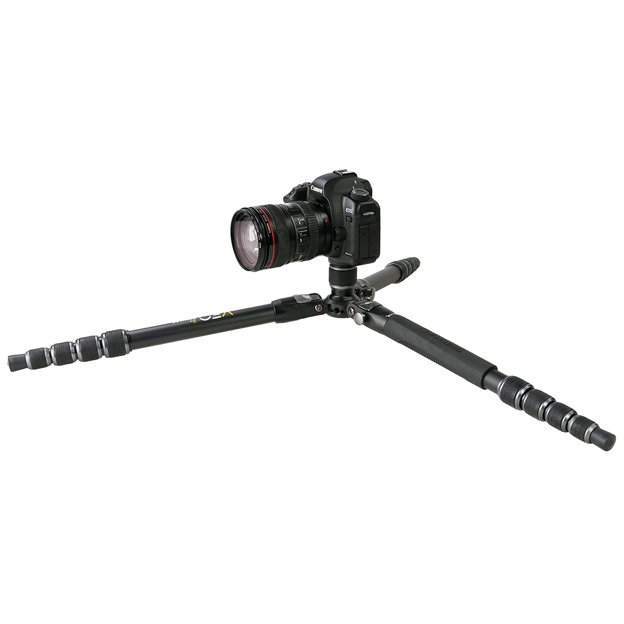 Vanguard VEO3T235ABP Aluminum Travel Tripod with Ball Head - Lightweight Compact Tripod for DSLR & Smartphone Photography | Perfect for Travel, Hiking, Vlogging & Outdoor Adventures