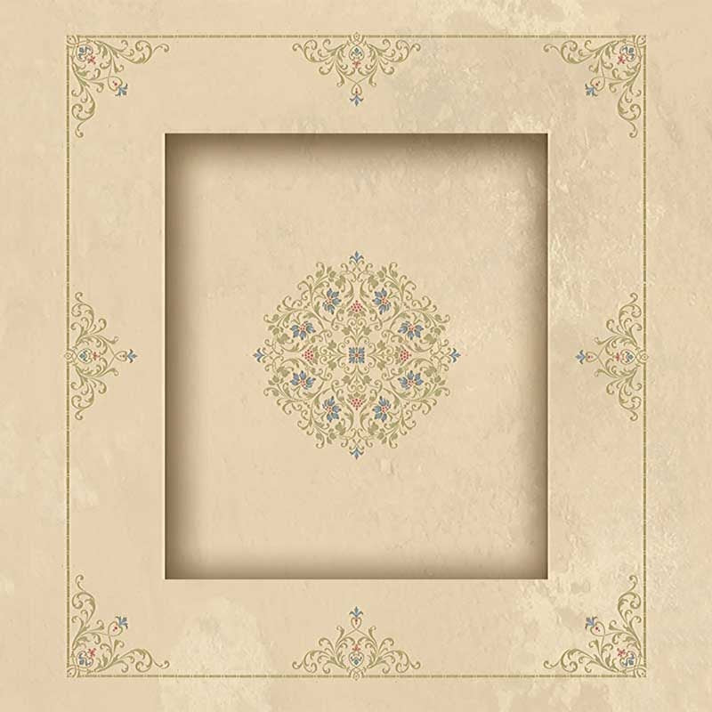 Hampton Ceiling Stencil Set - 12 Pack Reusable Wall Painting Templates for DIY Home Decor, Floral & Geometric Patterns - Perfect for Bedroom, Living Room & Nursery Wall Design Projects
