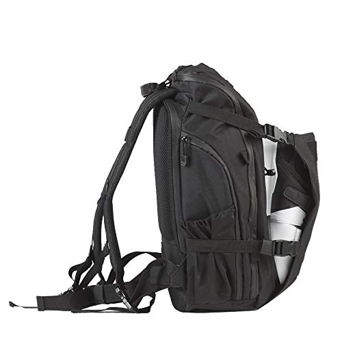 PICSIL Military Expandable Tactical Backpack - Waterproof Molle System Travel Backpack for Men & Women - Hiking, Camping, Outdoor Adventures (Black)
