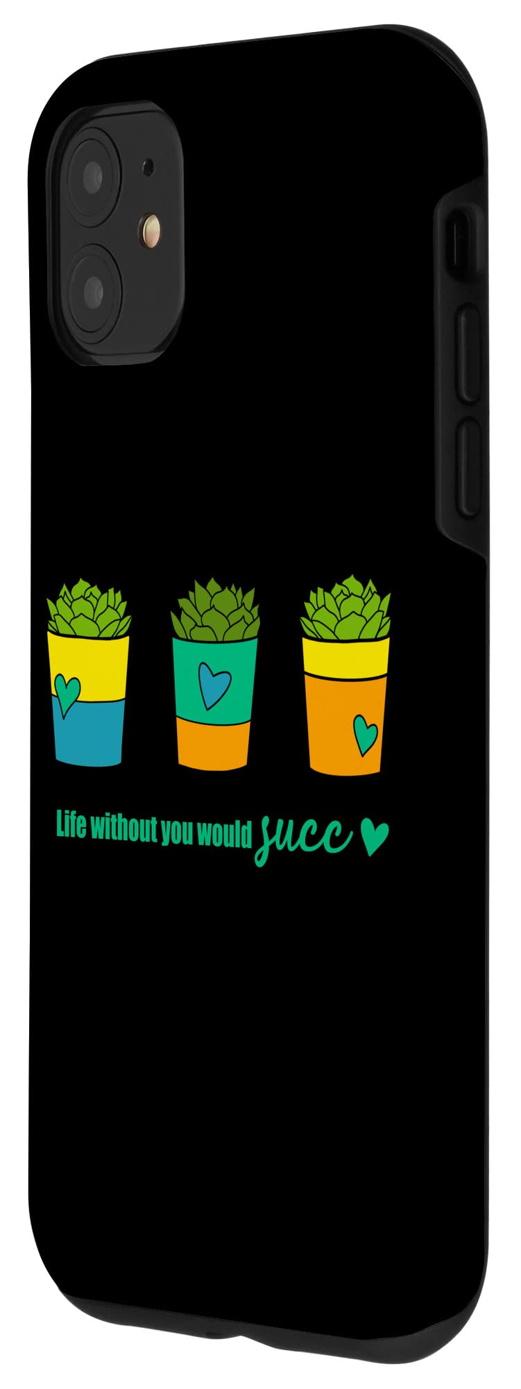 iPhone 11 Case - Cute Succulent Boho Valentine's Day Phone Cover | Trendy Protective Case for Women & Girls | Perfect Gift for Valentine's, Birthday & Everyday Use