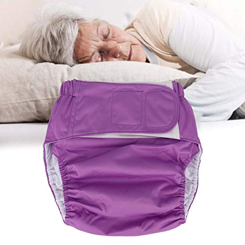 **Waterproof Reusable Adult Diaper Cover - Washable Cloth Nappy for Elderly & Incontinence - Comfortable Pocket Diaper for Day & Night Use**