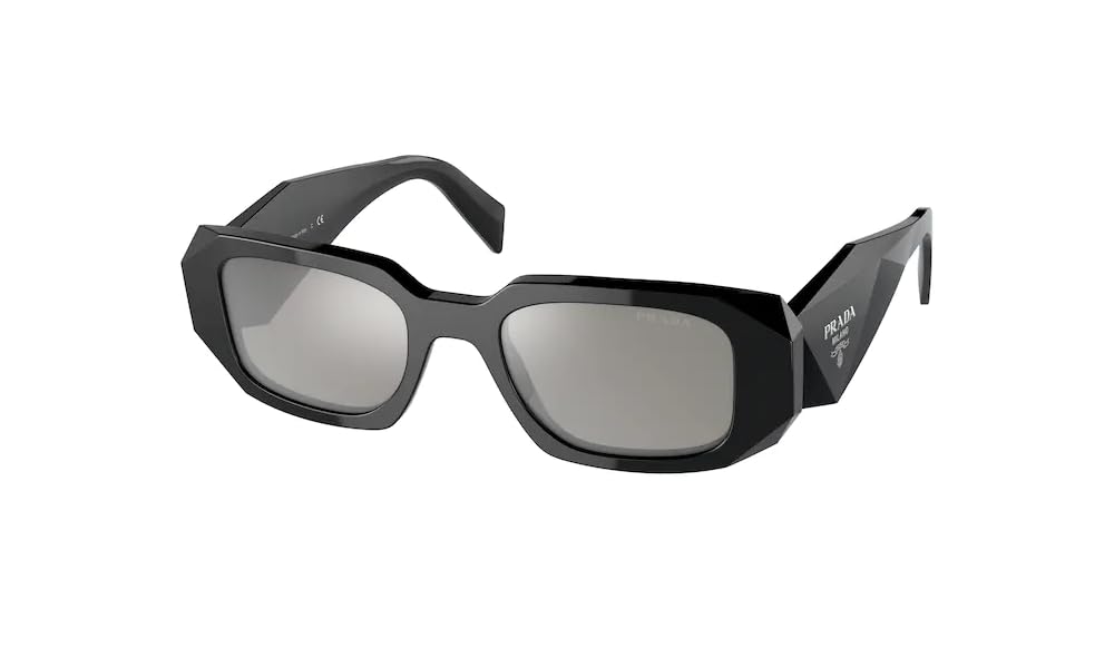 Prada PR17WSF Women's Designer Rectangle Sunglasses with iWear Eyewear Kit - Luxury Fashion Accessory for Women | Perfect for Outdoor Activities, Beach Vacations & Everyday Style
