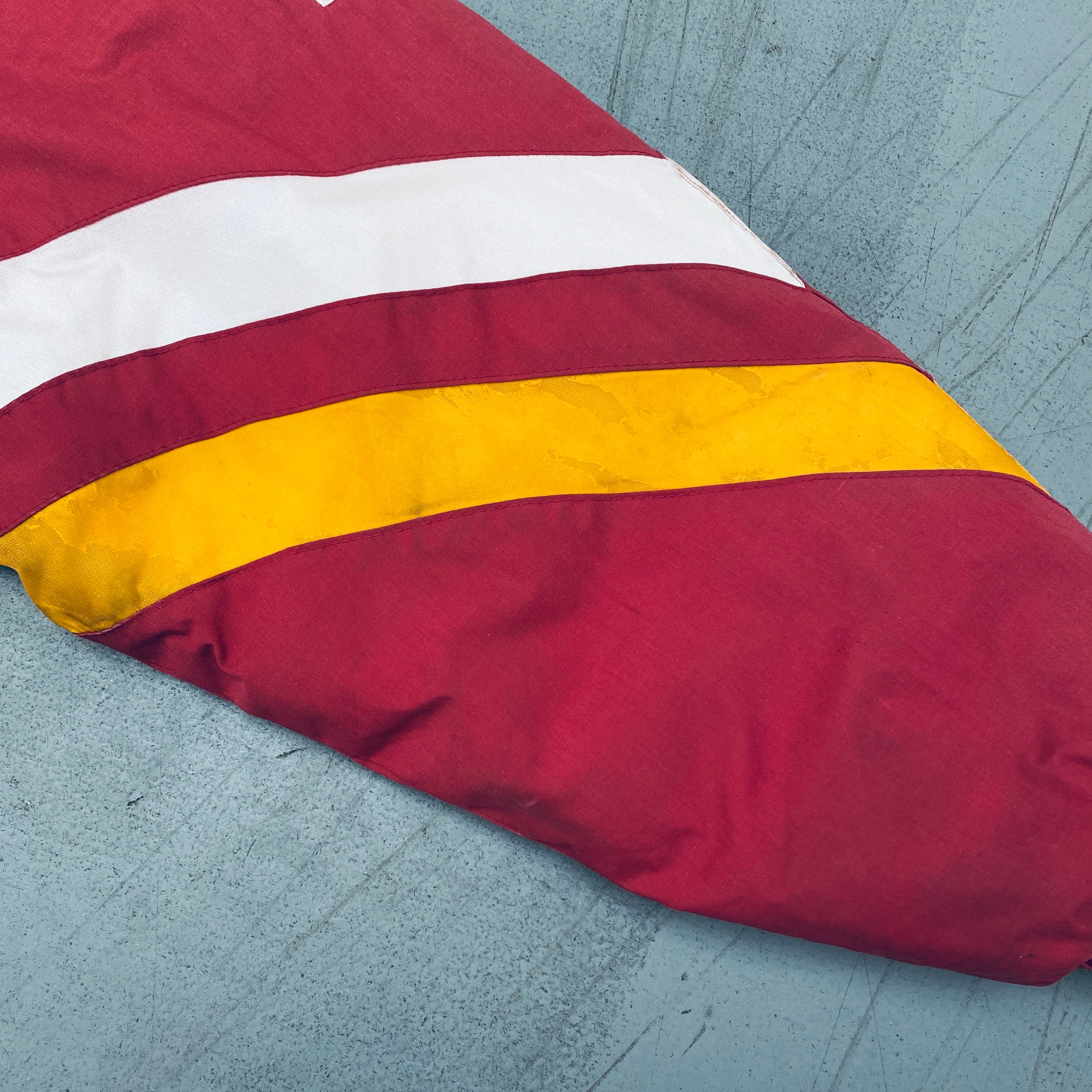 Washington Redskins 1990s Vintage NFL Jacket - Pro Player Reverse Spellout Full Zip Hoodie (Large) | Retro Football Fan Gear for Game Day & Casual Wear